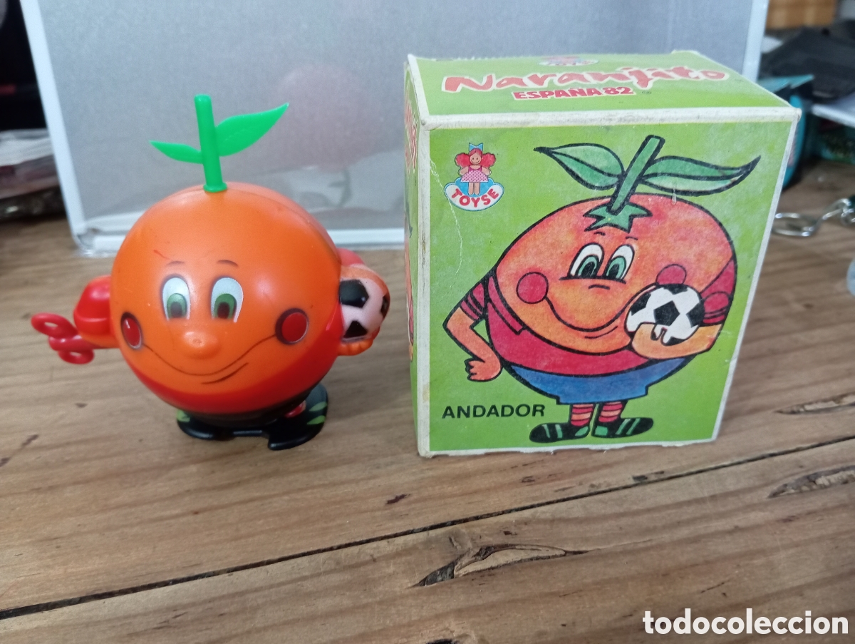 Coleccionismo deportivo: NARANJITO - ANDADOR A CUERDA , MASCOTA MUNDIAL ESPA&Ntilde;A 1982.