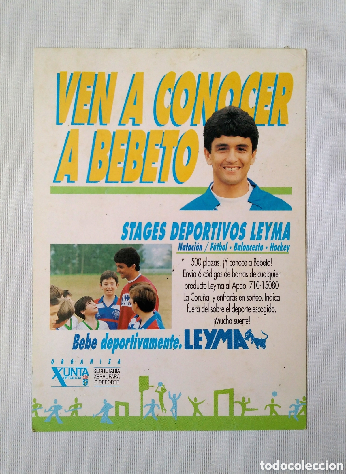 Coleccionismo deportivo: Firma Bebeto publicidad - Foto 2