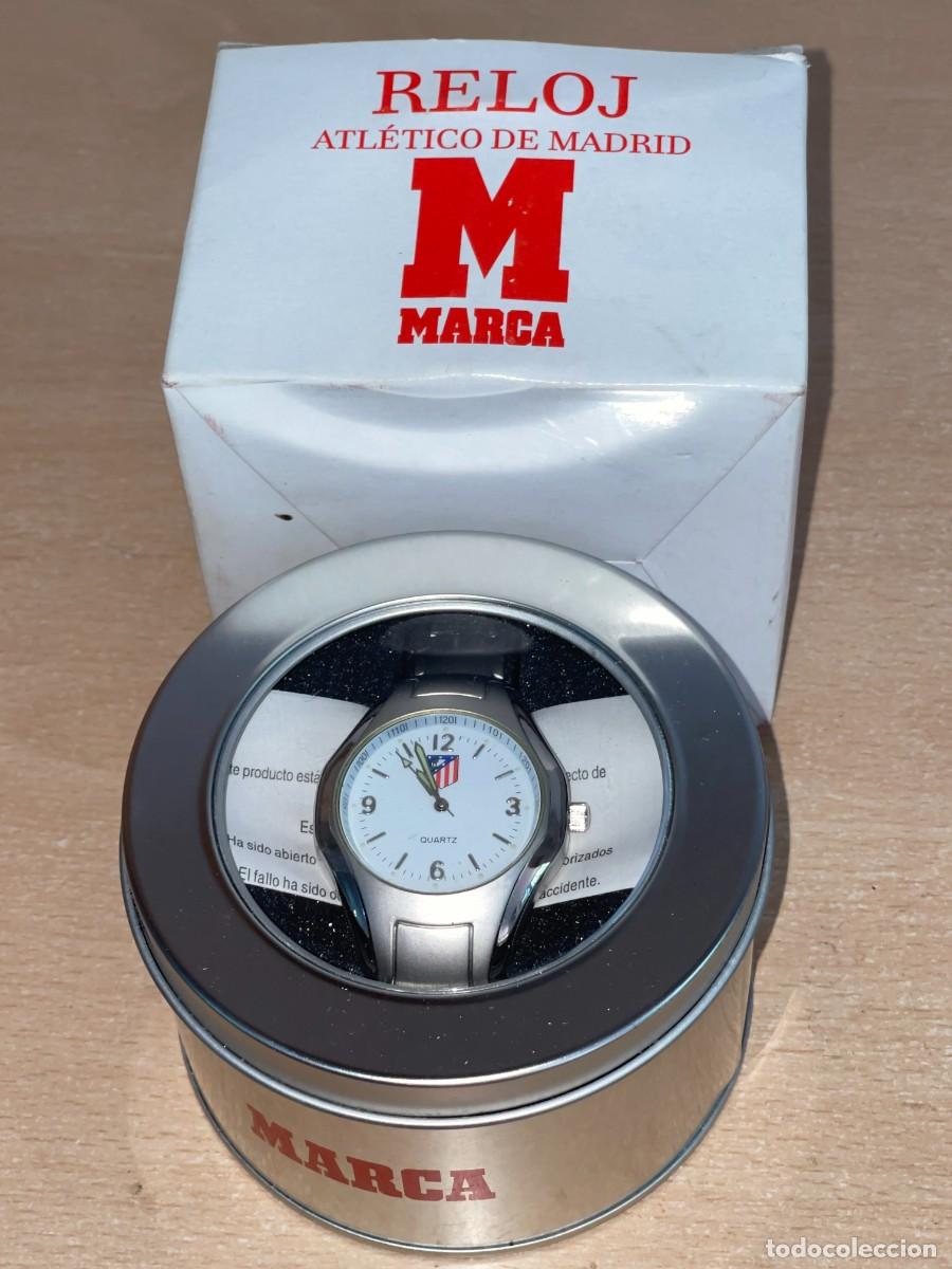 Coleccionismo deportivo: ATLETICO DE MADRID Reloj de pulsera caballero stainless steel quartz atleti metropolitano aragon&eacute;s