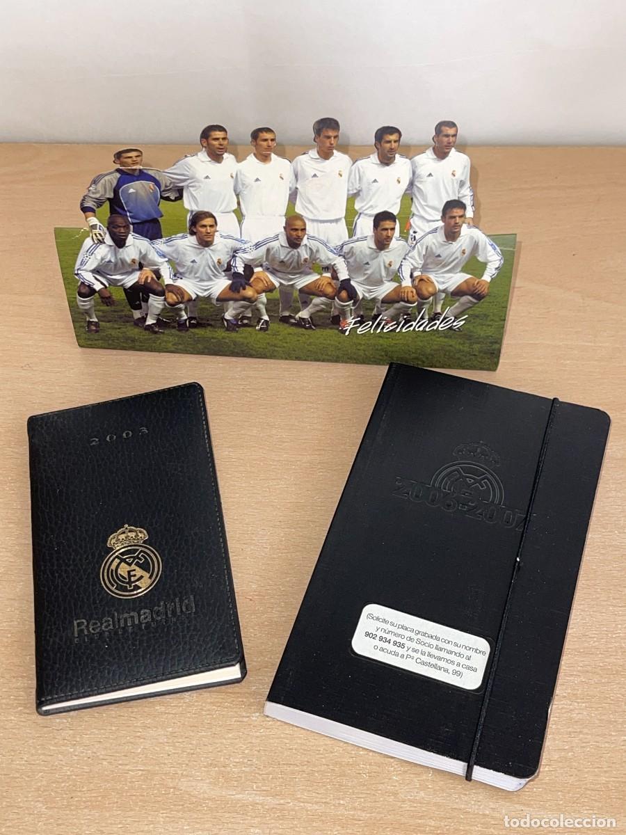 Coleccionismo deportivo: REAL MADRID Producto Oficial Lote Diario Madridista 2006-2007 + Agenda 2003 + Plantilla Felicidades