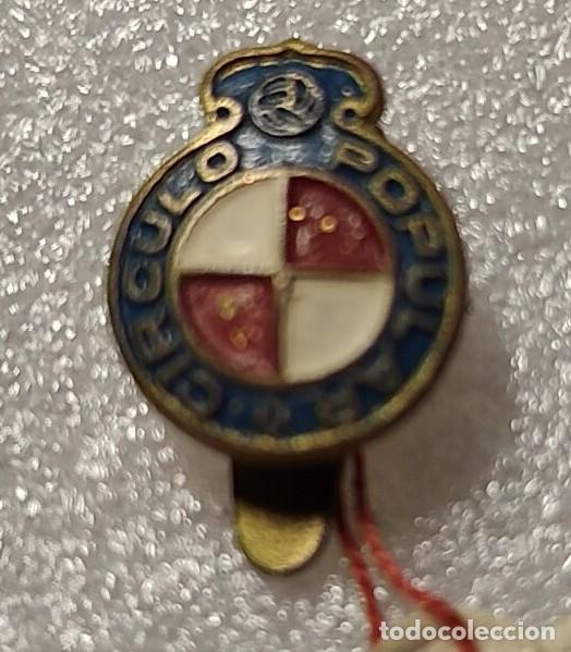 Coleccionismo deportivo: ANTIGUA INSIGNIA SOLAPA OJAL FUTBOL CIRCULO POPULAR DE FELGUERA ASTURIAS #20