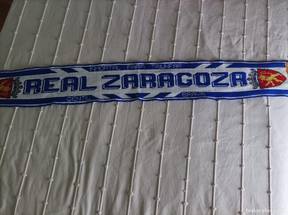 Coleccionismo deportivo: Bufanda Real Zaragoza