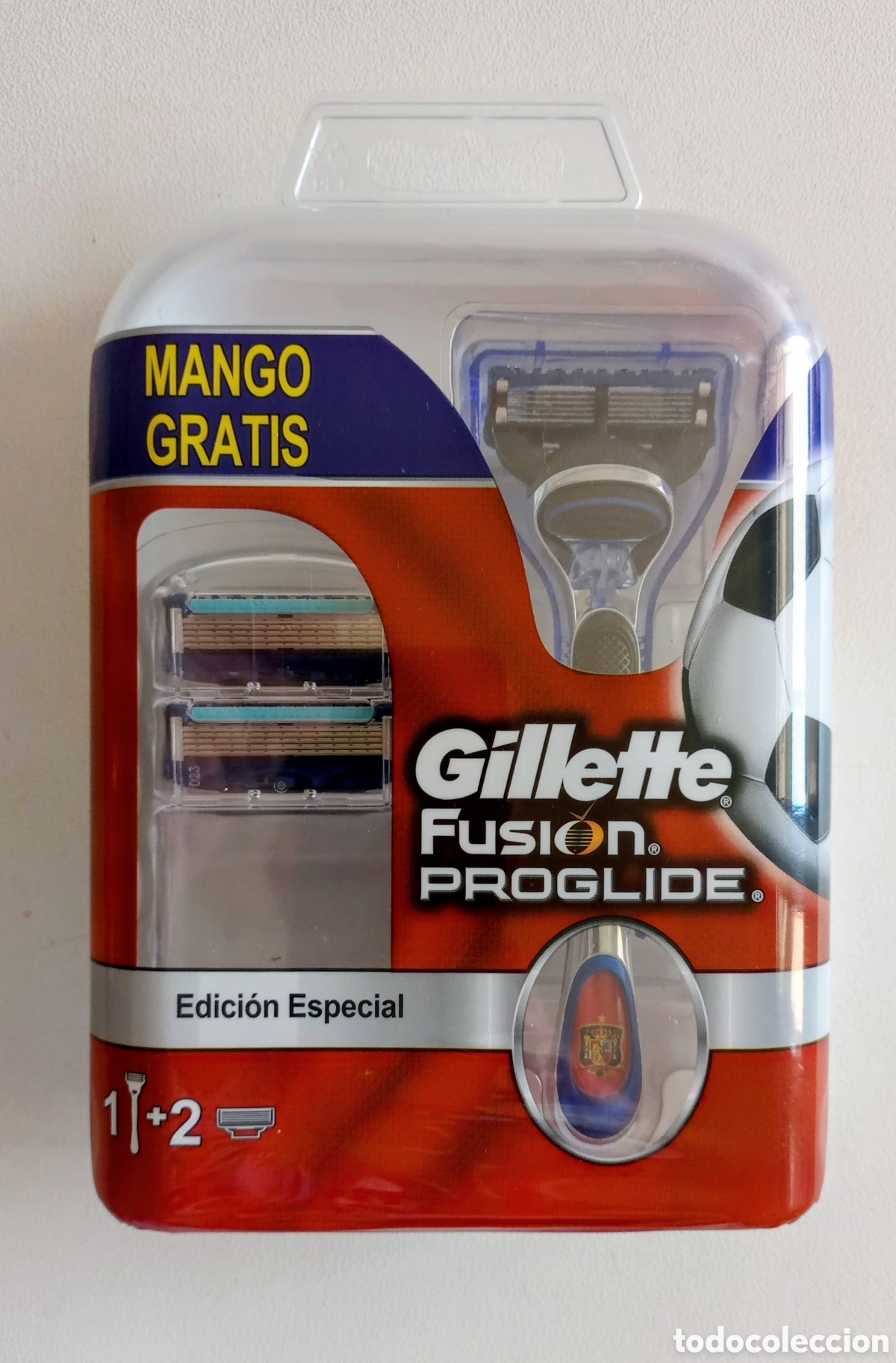 Sammelleidenschaft Sport: Gillette Fusion Proglide. Edici&oacute;n especial Espa&ntilde;a campeona del mundo f&uacute;tbol
