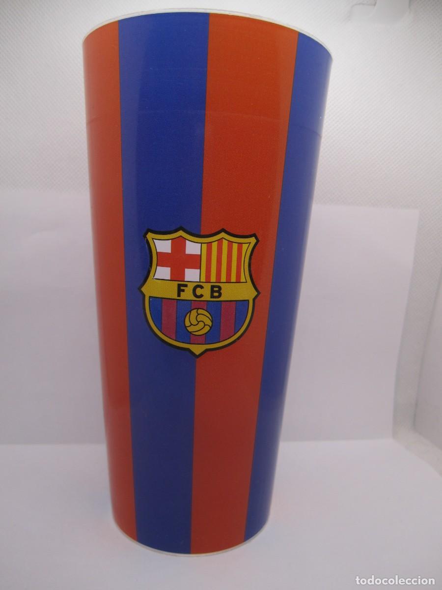 Coleccionismo deportivo: vaso plastico reciclable fcb barcelona bar&ccedil;a estadi olimpic lluis companys