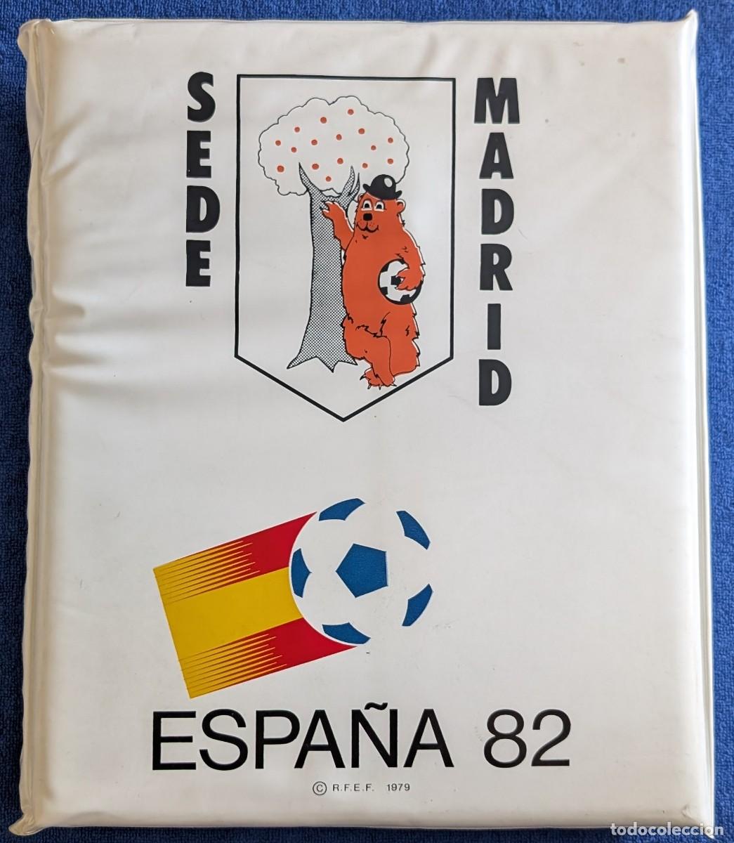 Sammelleidenschaft Sport: Almohadilla de f&uacute;tbol - Espa&ntilde;a 82 - Naranjito - Sede Madrid &iexcl;Impecable!