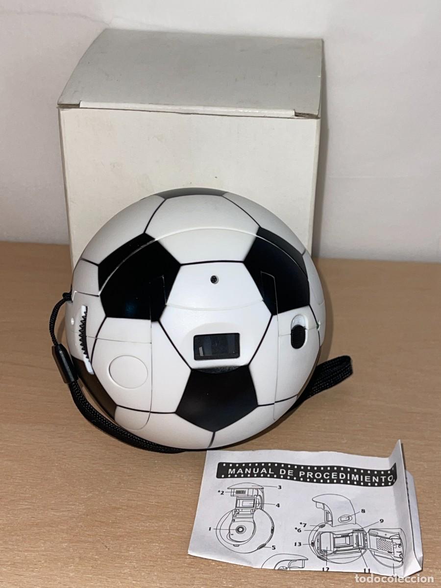 Collectionnisme sportif: C&aacute;mara de Fotos SUPER GOAL con forma de Bal&oacute;n F&uacute;tbol vintage muy original camera photos fotogr&aacute;fica