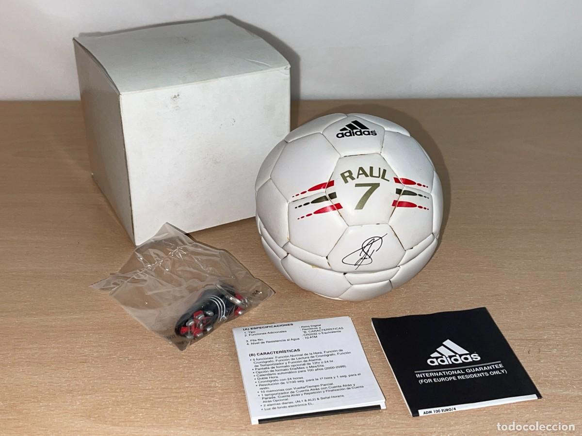 Collectionnisme sportif: REAL MADRID Reloj de Pulsera Adidas Clima Cool Series 10 Ra&uacute;l + Llavero Bota F&uacute;tbol RM digital