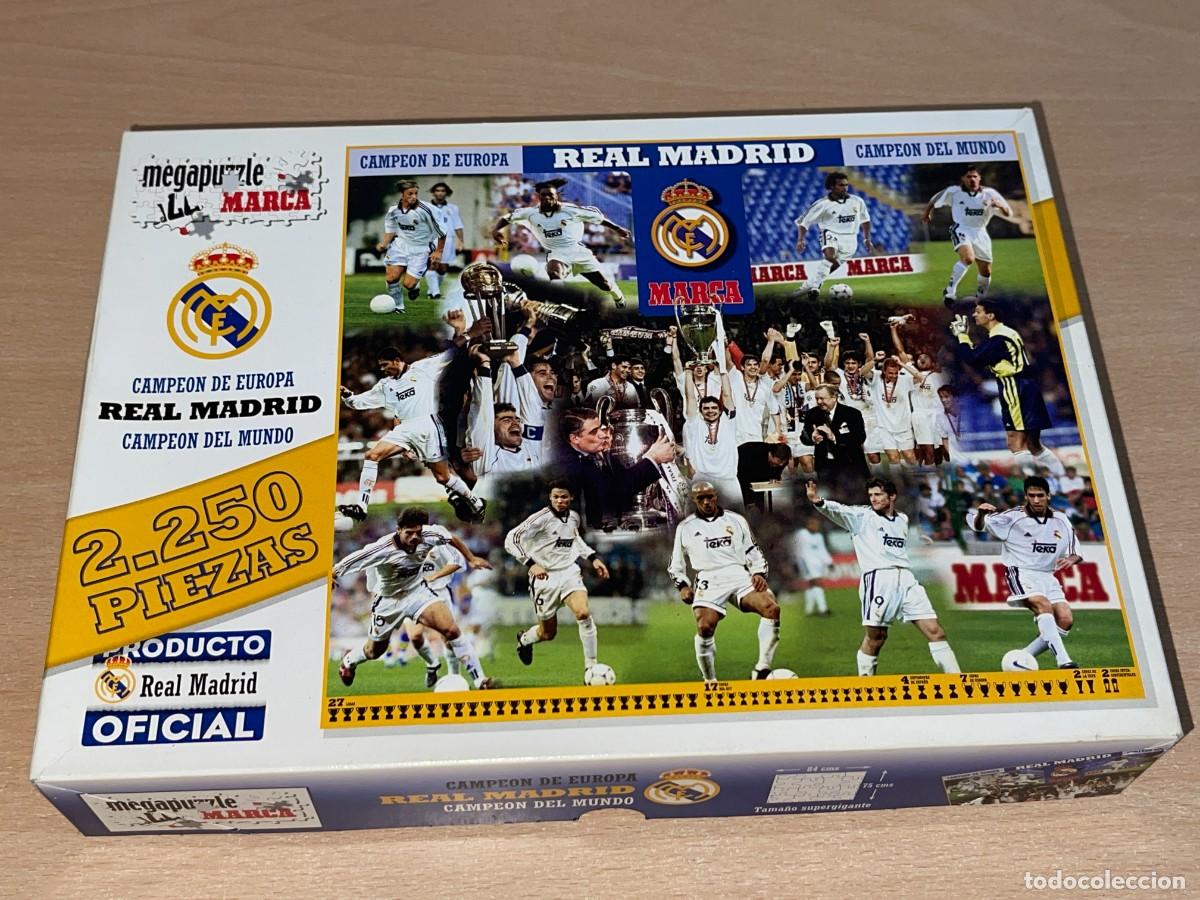 Coleccionismo deportivo: REAL MADRID Mega Puzzle Campe&oacute;n de Europa Campeon del Mundo RM Producto Oficial Marca 2.250 piezas!!