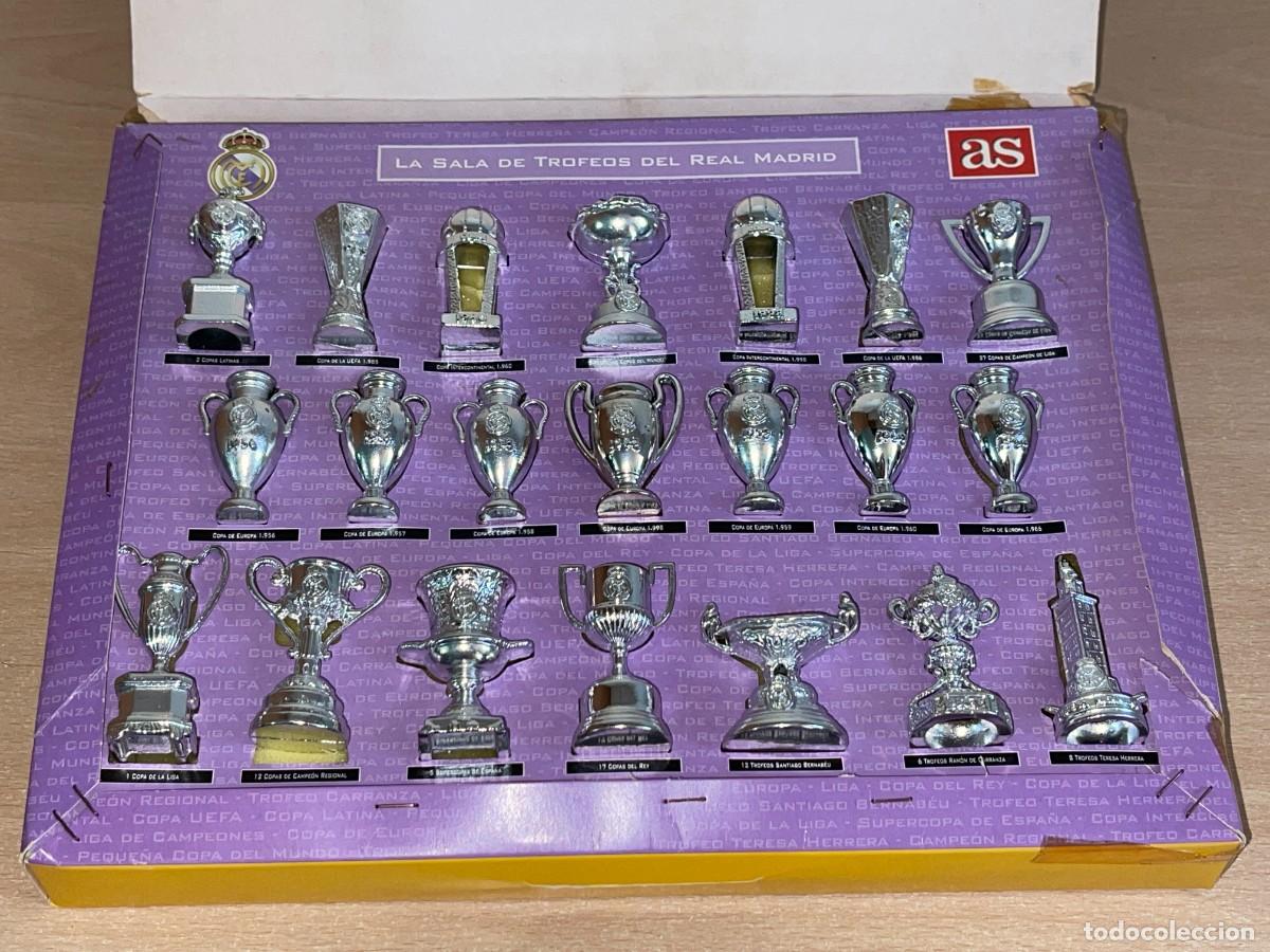 Coleccionismo deportivo: Coleccion Completa La Sala de Trofeos del REAL MADRID Diario AS RM Copa de Europa Copa del Rey UEFA