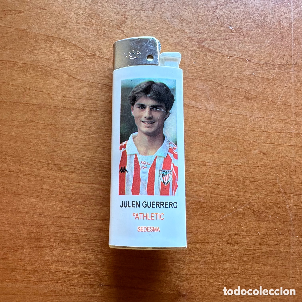 Coleccionismo deportivo: Mechero Athletic Club Bilbao Julen Guerrero