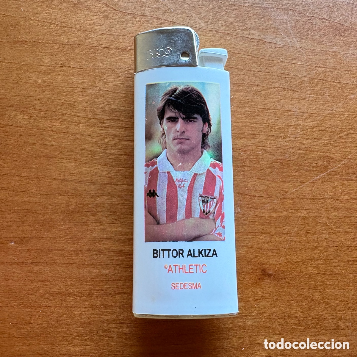 Coleccionismo deportivo: Mechero Athletic Club Bilbao Bittor Alkiza
