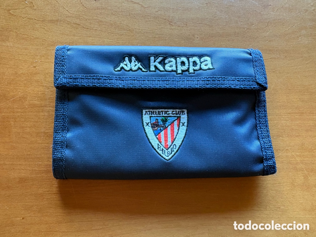 Coleccionismo deportivo: Monedero / Billetera Kappa Athletic Club Bilbao Azul