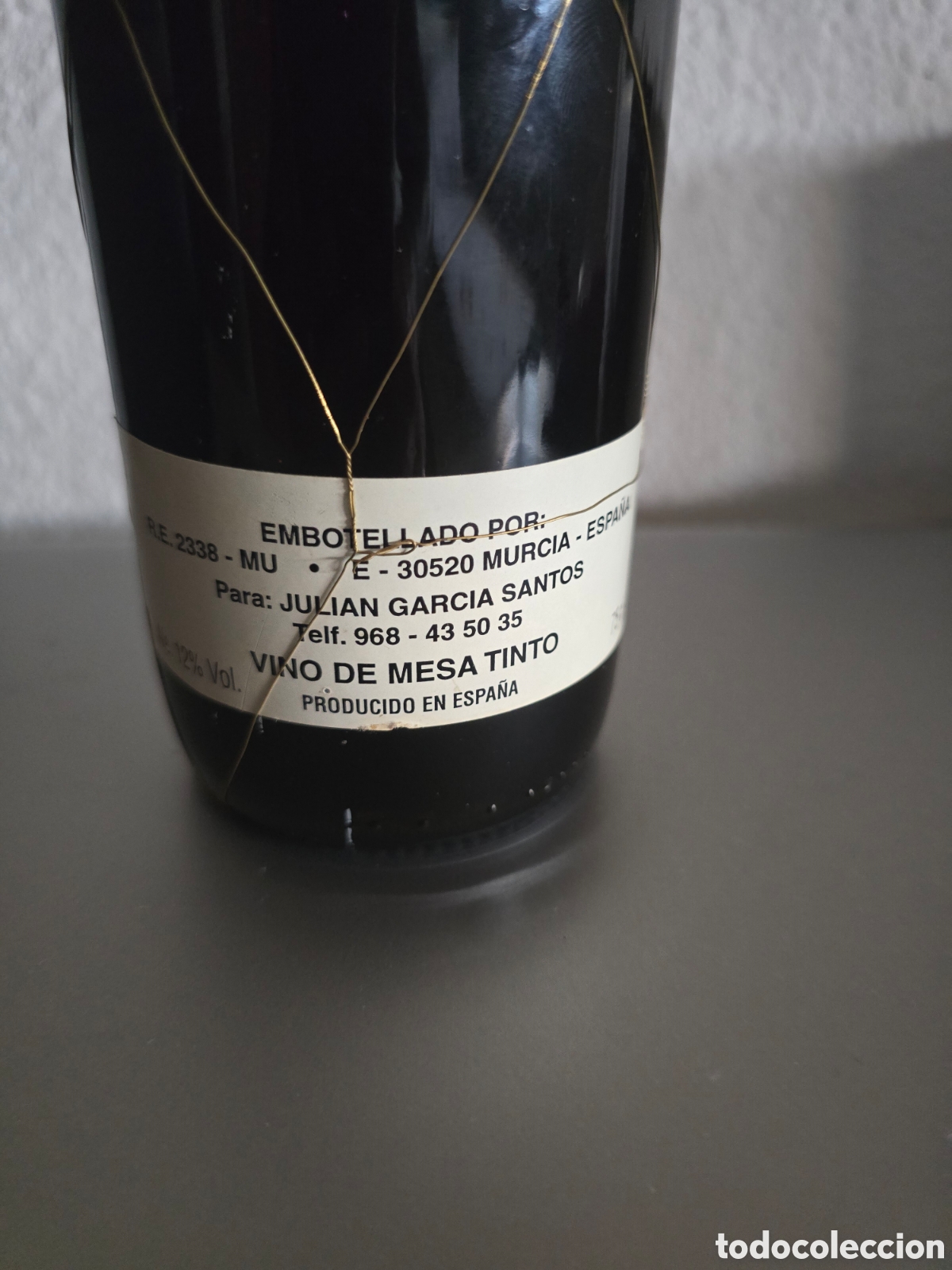 Coleccionismo deportivo: Botella vino Real Madrid - Foto 5