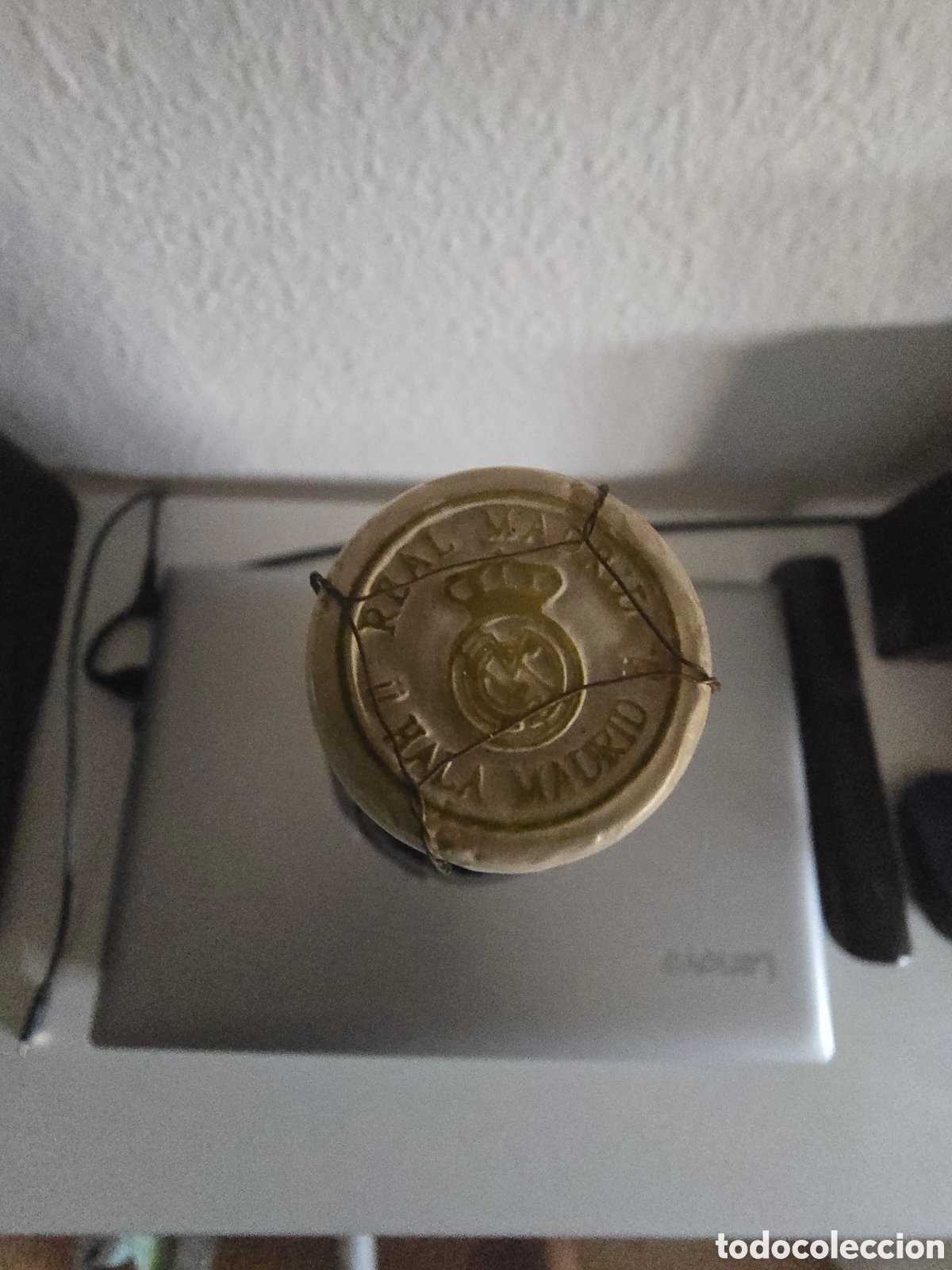Coleccionismo deportivo: Botella vino Real Madrid - Foto 7