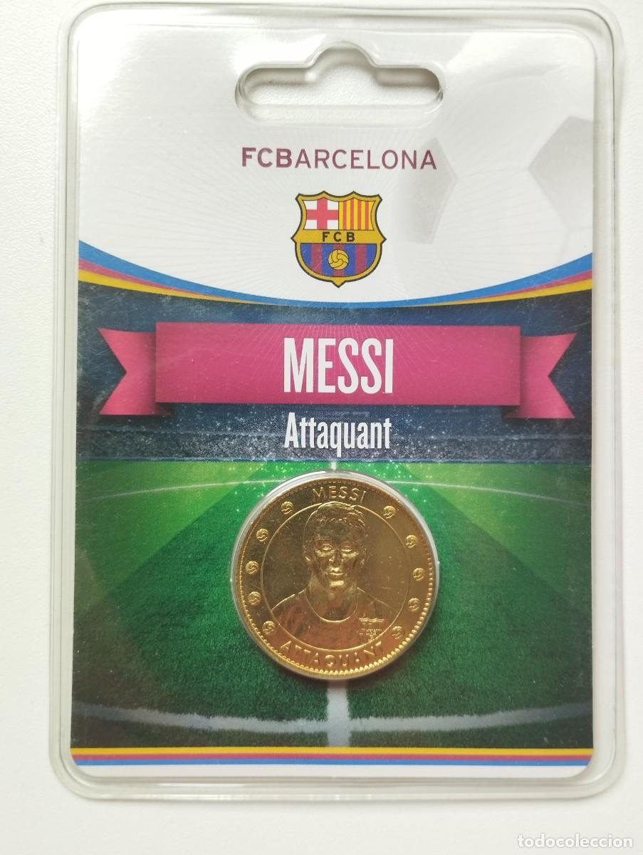 Sports collectibles: MONEDA MEDALLA LIONEL MESSI FC BARCELONA - PRODUCTO OFICIAL