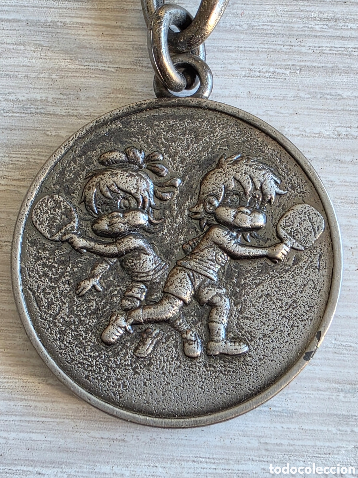 Coleccionismo deportivo: Llavero Sport-Billy Mascota Campeonato Mundial F&uacute;tbol Espa&ntilde;a 82 - Pilen - Deporte Ping-Pong Raquetas