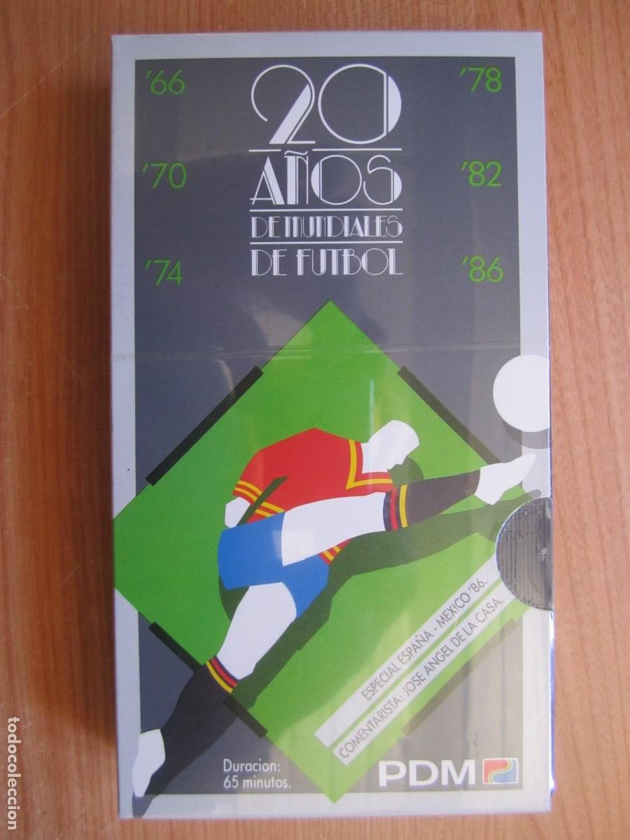 Sports collectibles: vhs 20 a&ntilde;os de mundiales de futbol nuevo precintado