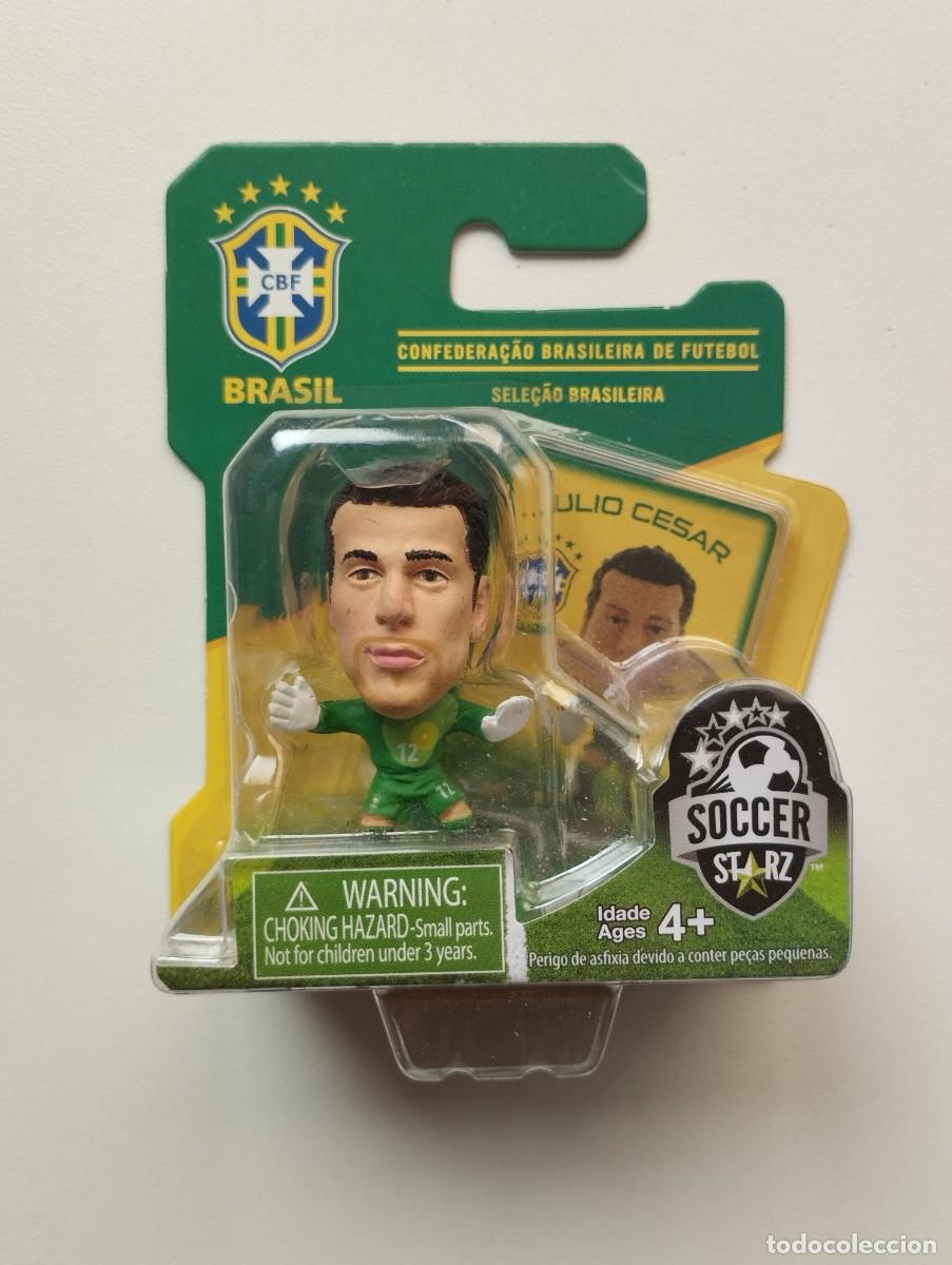Coleccionismo deportivo: MU&Ntilde;ECO FIGURA JULIO CESAR SOCCERSTARZ SOCCER STARZ - BRASIL