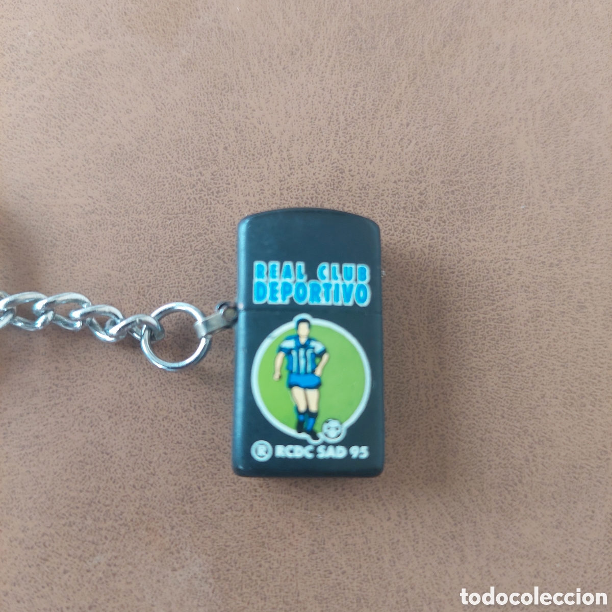 Coleccionismo deportivo: Mini mechero llavero Depor. - Foto 3