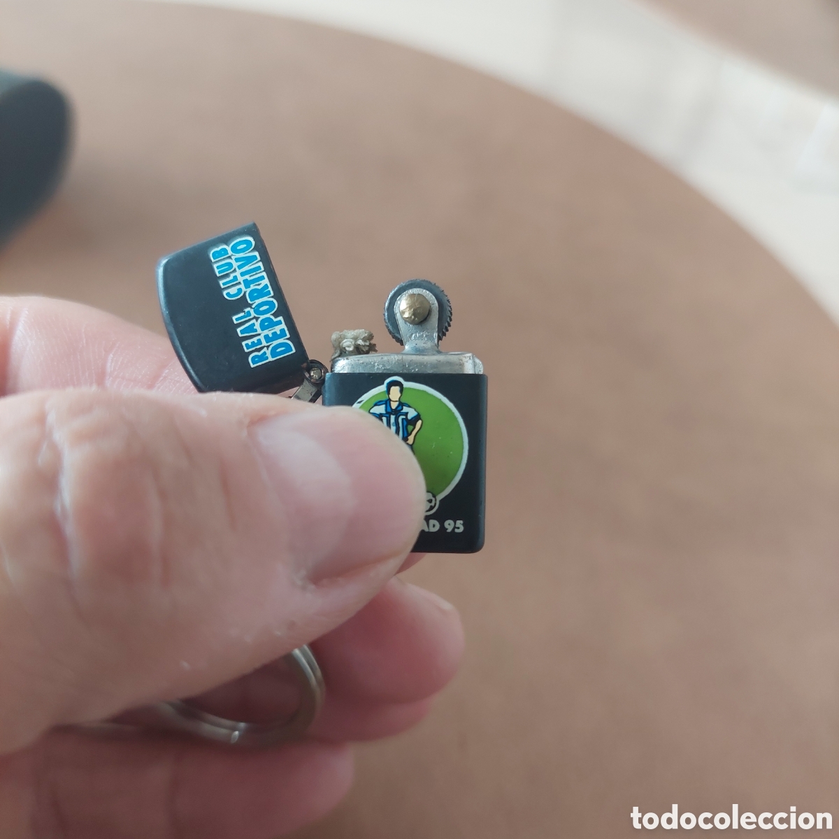 Coleccionismo deportivo: Mini mechero llavero Depor. - Foto 7