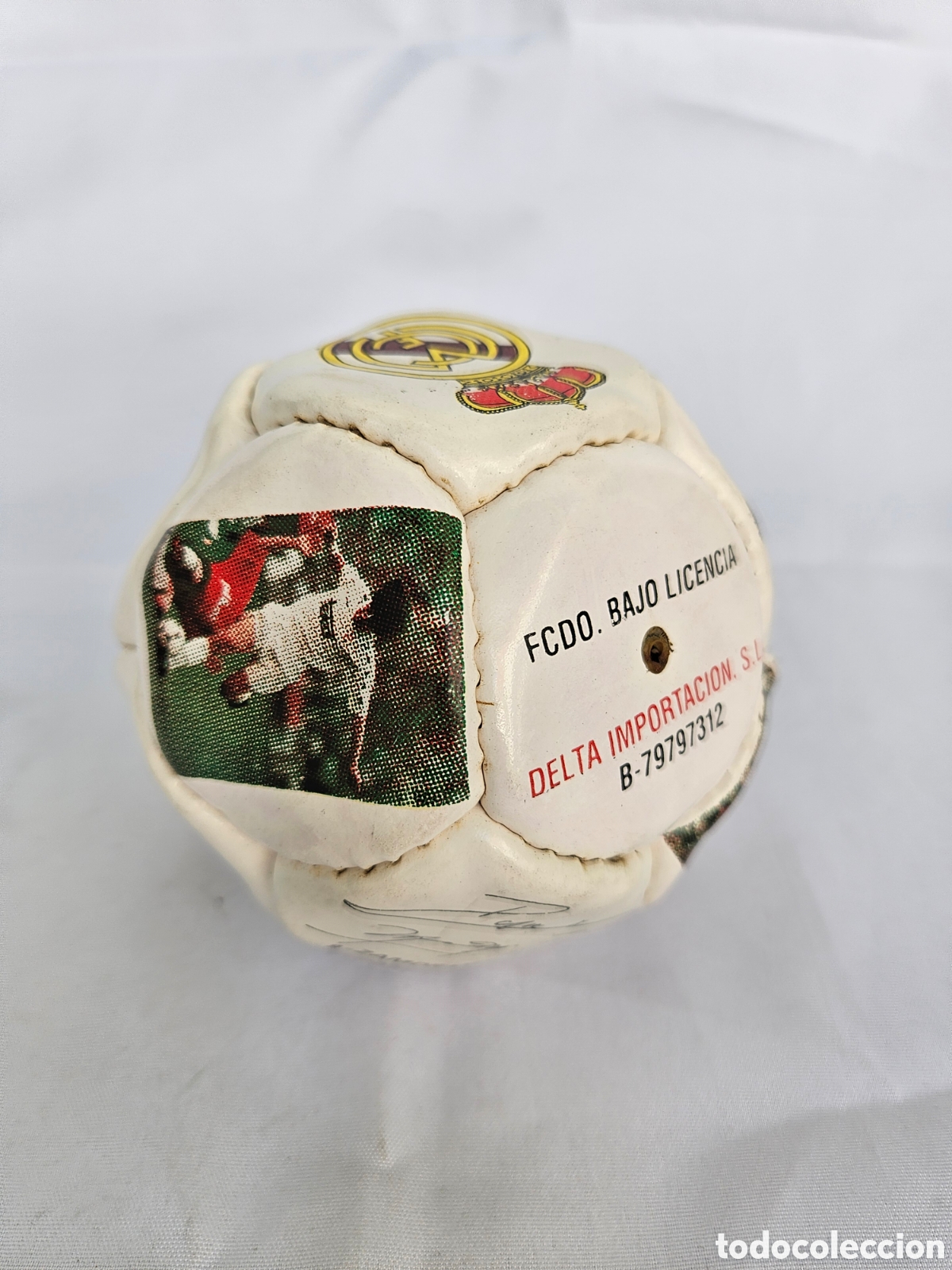 Sammelleidenschaft Sport: MINI BALON PUBLICIDAD MADRID CLUB DE FUTBOL 9 ZAMORANO. DELTA IMPORTACION S.L.