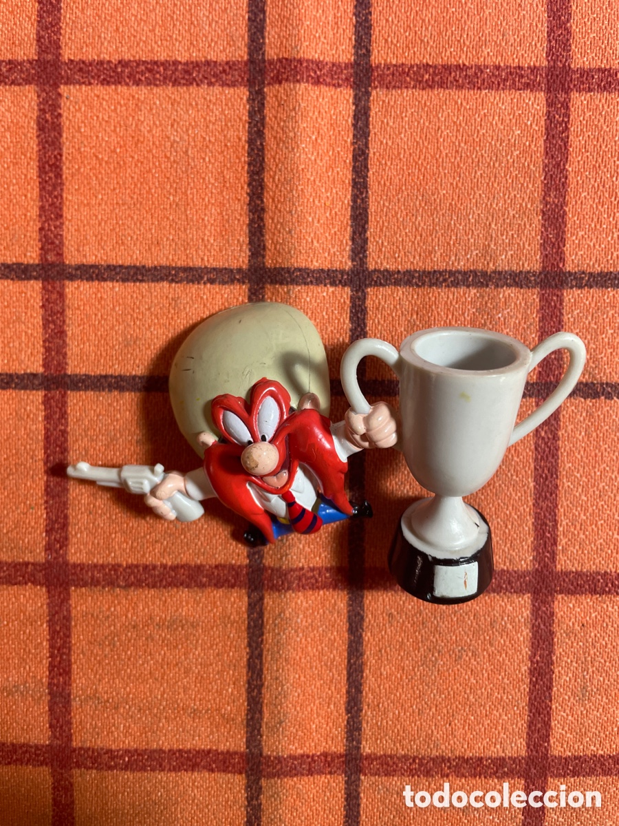 Sammelleidenschaft Sport: Figura PVC Sam Bigotes Bar&ccedil;a Hincha Copa - Looney Tunes Star Toys 1996