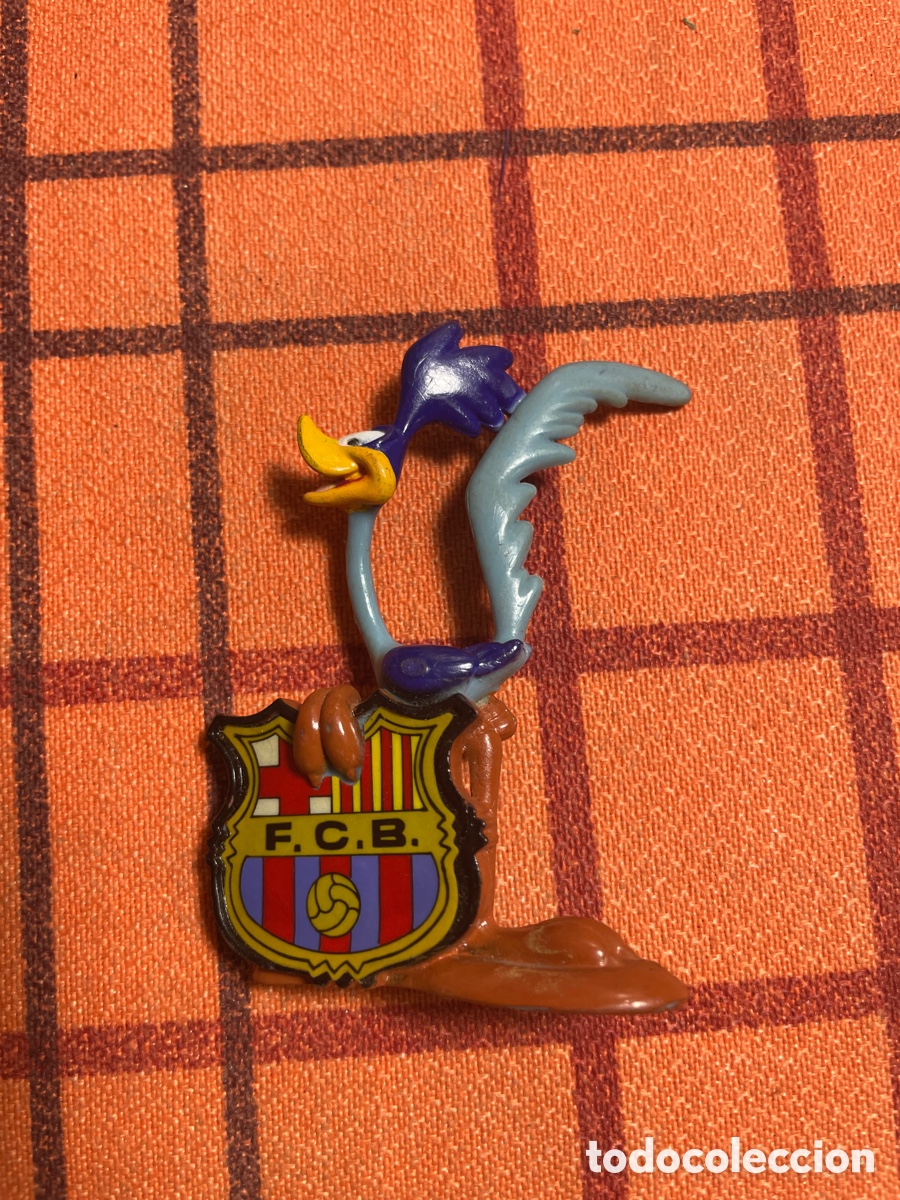 Collectionnisme sportif: Figura PVC Correcaminos Bar&ccedil;a con Escudo - Looney Tunes Star Toys 1996
