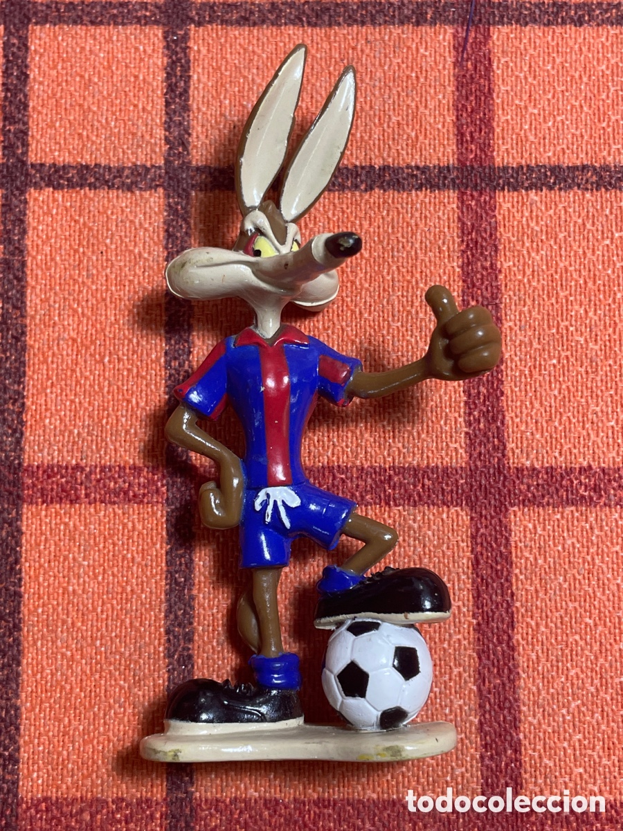 Sammelleidenschaft Sport: Figura PVC El Coyote Futbolista Bar&ccedil;a - Looney Tunes Star Toys 1996