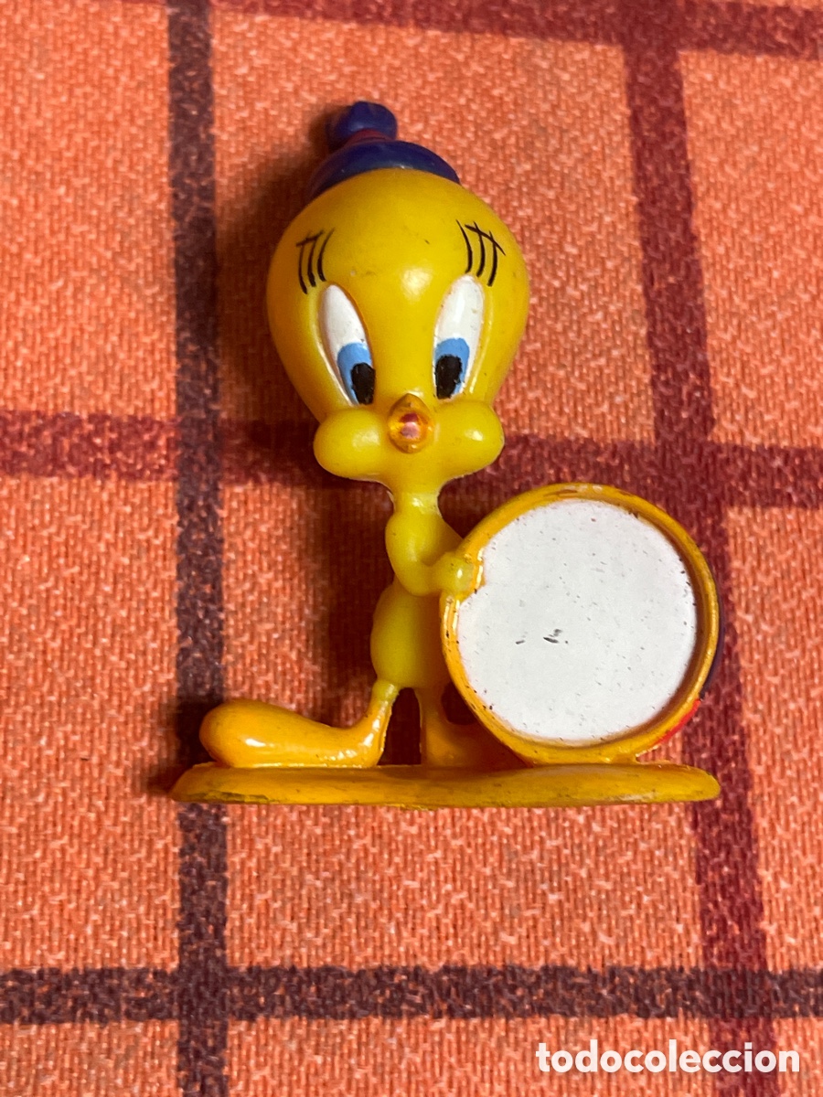 Coleccionismo deportivo: Figura PVC Piol&iacute;n con Bombo Bar&ccedil;a - Looney Tunes Star Toys 1996 Vintage