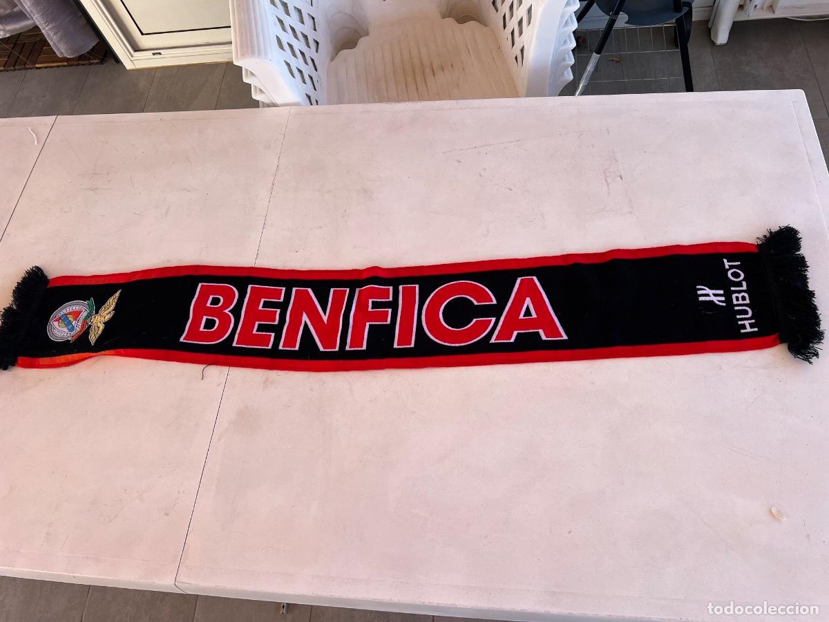 Sports collectibles: BUFANDA CLUB DE FUTBOL SPORT E BENFICA PORTUGAL HUBLOT