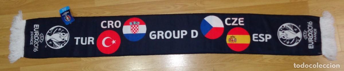 Sammelleidenschaft Sport: BUFANDA UEFA EUROCOPA FRANCIA 2016 - GRUPO D