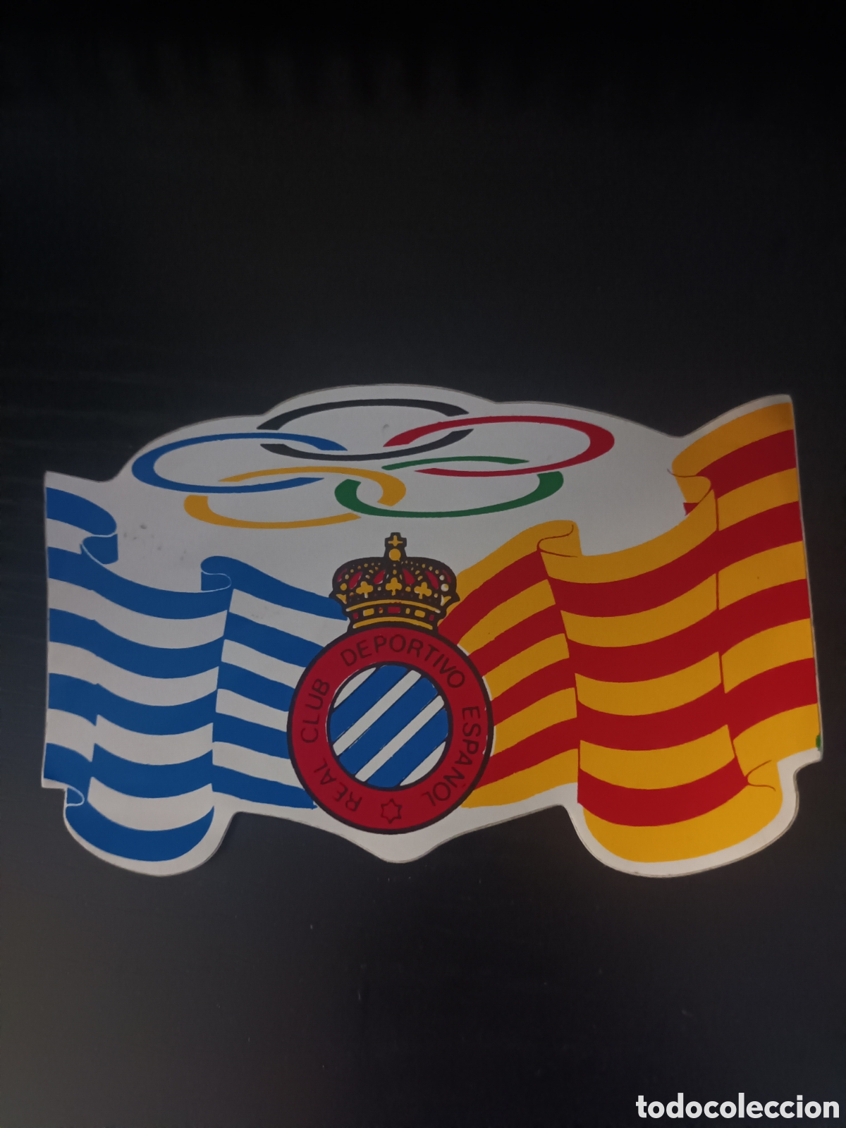 Sammelleidenschaft Sport: RCD Espa&ntilde;ol. Adhesivo olimpiadas Barcelona 92