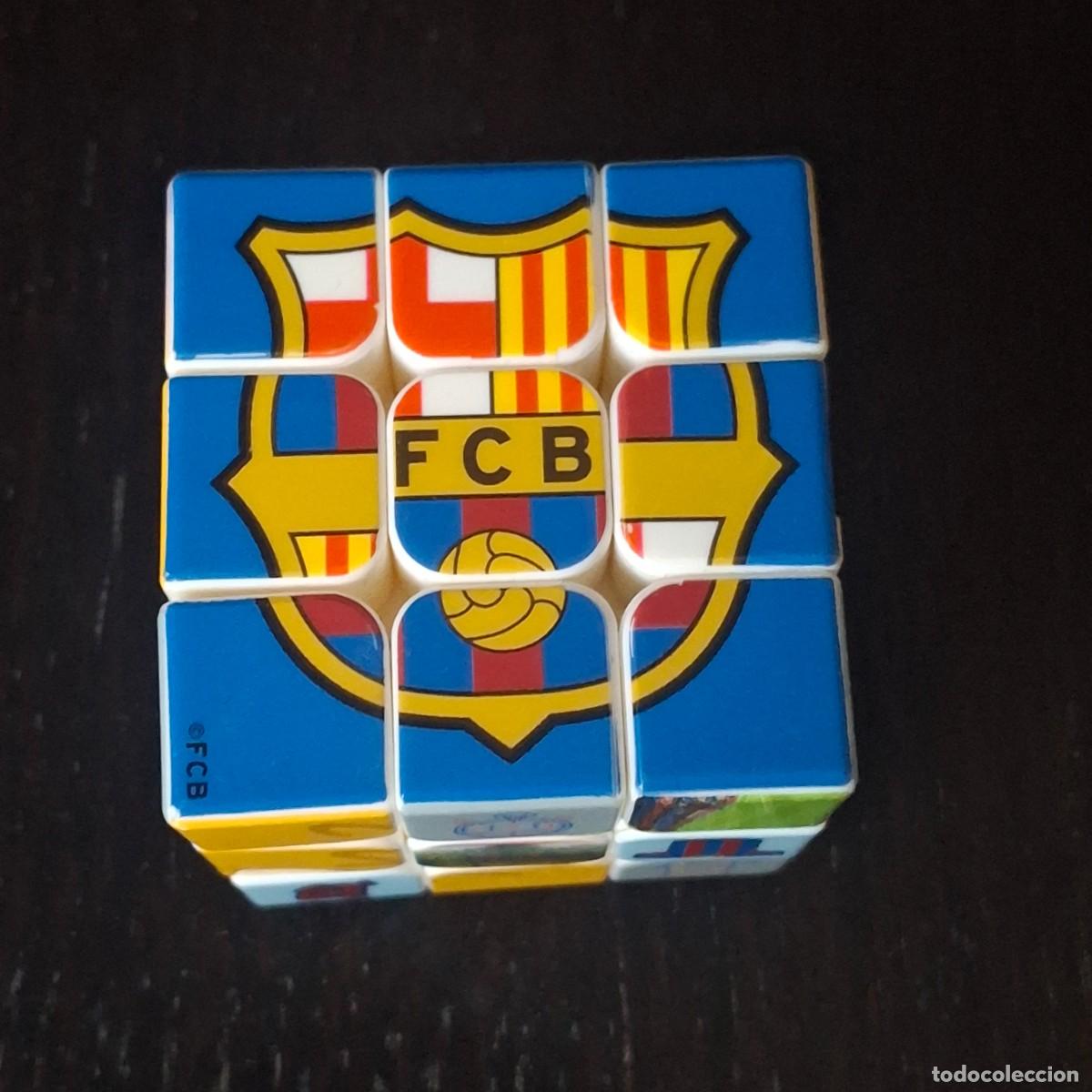 Sports collectibles: FUTBOL CLUB BARCELONA BAR&Ccedil;A - CUBO PUZZLE TIPO RUBIK RUBIKS SIN MARCA - MEDIDAS 5,5x5,5cm.