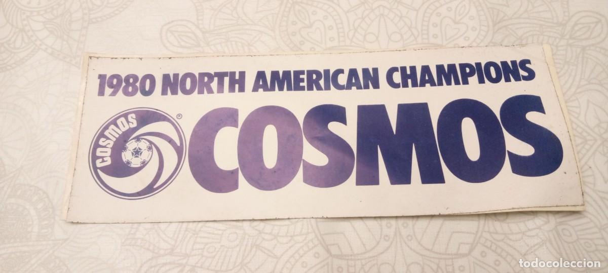 Coleccionismo deportivo: Pegatina del Cosmos 1980 Campeon