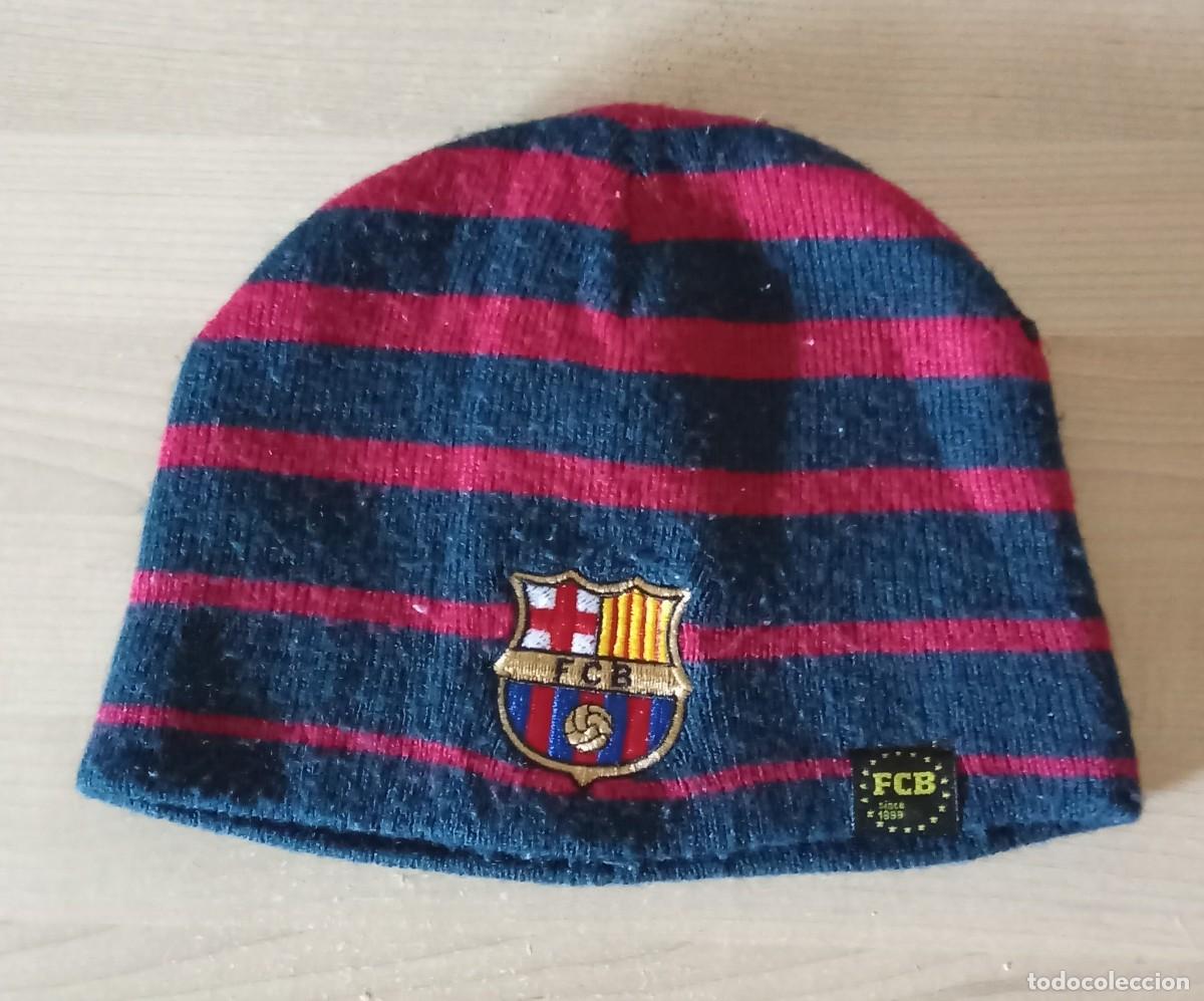 Coleccionismo deportivo: GORRO LANA BAR&Ccedil;A. FCB.