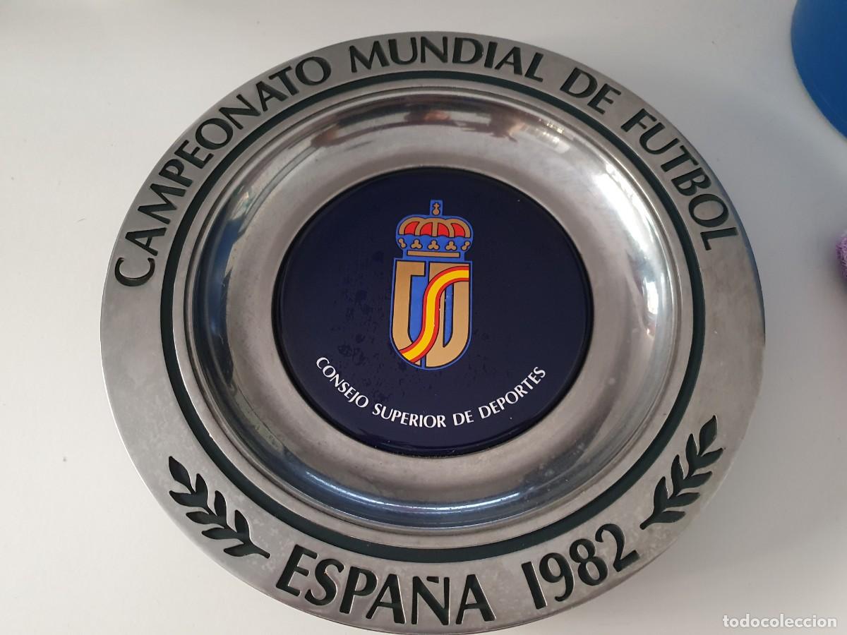 Coleccionismo deportivo: PLATO DECORATIVO CAMPEONATO MUNDIAL DE FUTBOL ESPA&Ntilde;A 1982