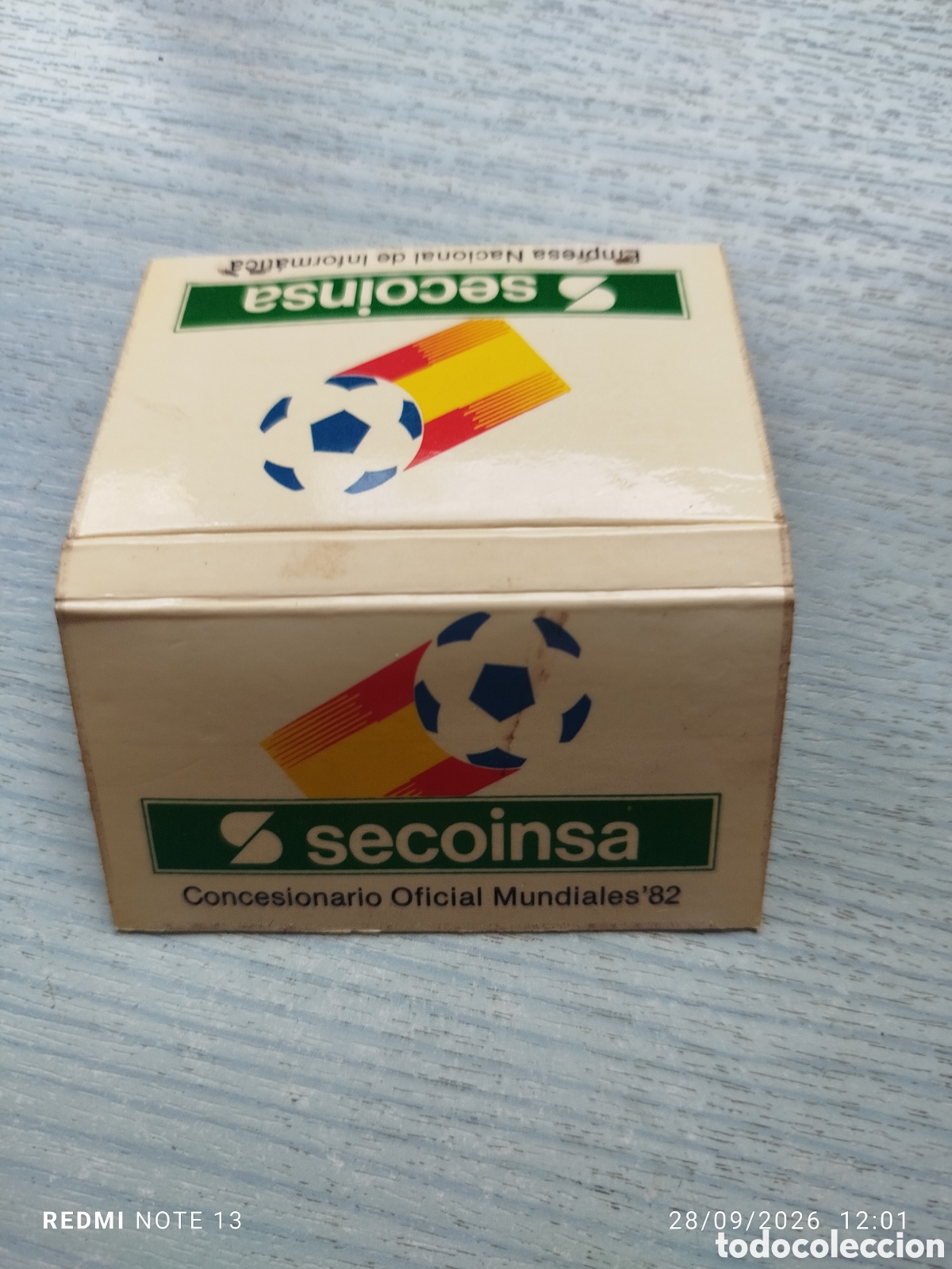 Coleccionismo deportivo: Caja cerillas secoinsa mundial 82