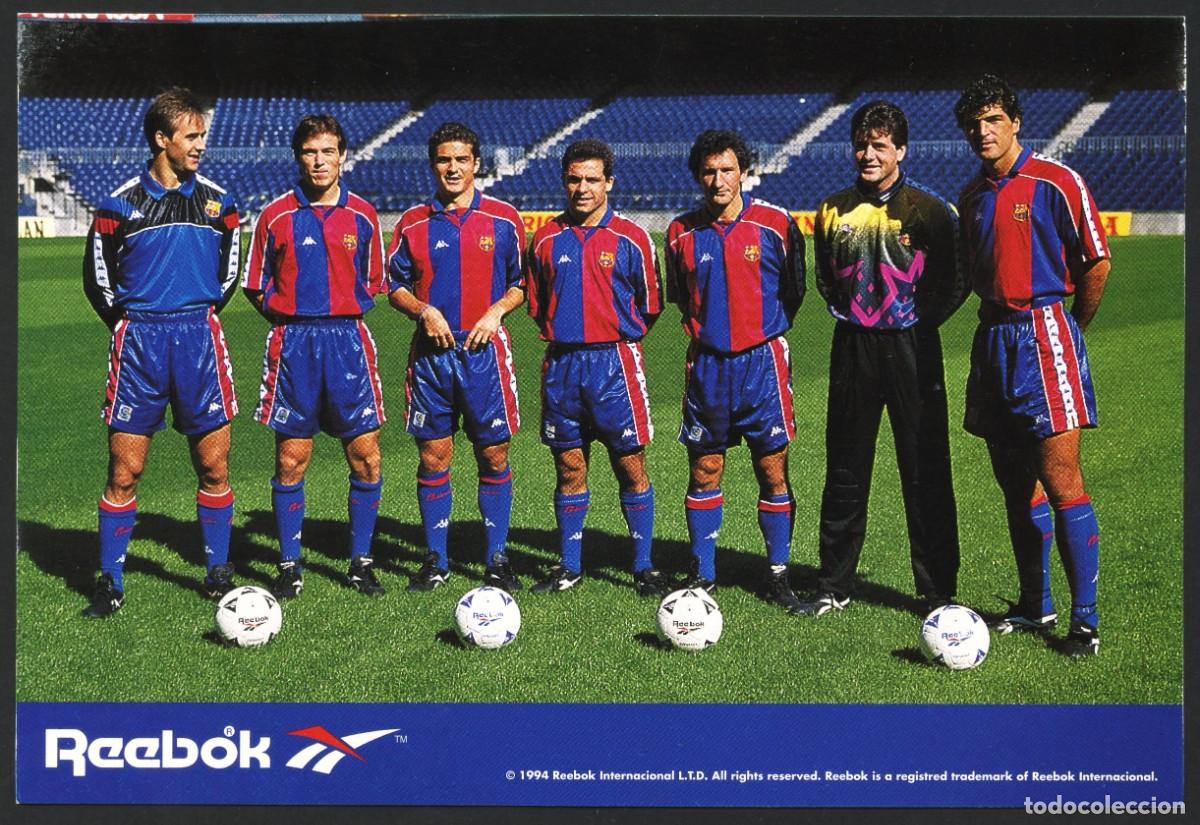 Coleccionismo deportivo: F&Uacute;TBOL, PEGATINA, F&Uacute;TBOL CLUB BARCELONA, REEBOK, 1994