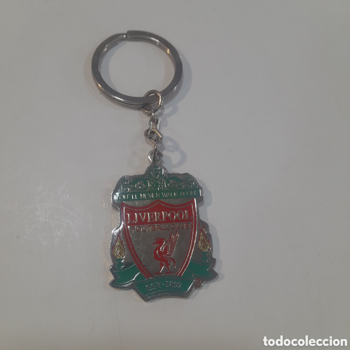 Coleccionismo deportivo: Llavero met&aacute;lico Liverpool