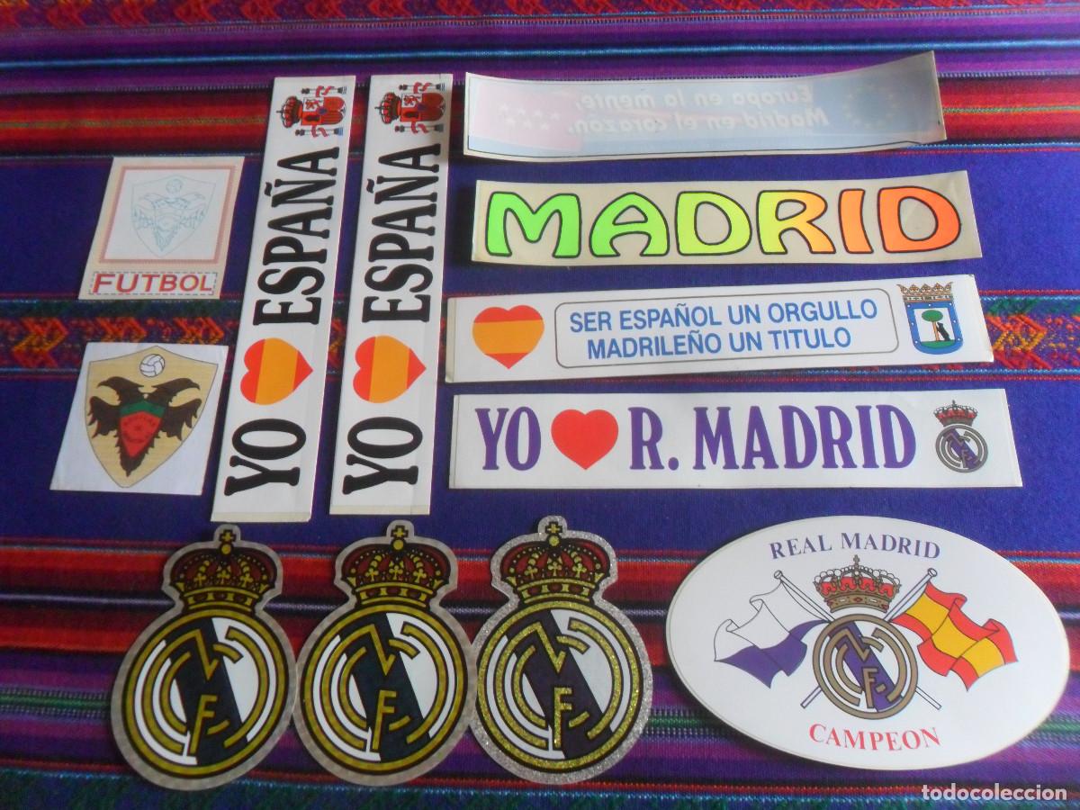 Sammelleidenschaft Sport: 10 PEGATINA REAL MADRID CAMPE&Oacute;N ESPA&Ntilde;A SER ESPA&Ntilde;OL YO LOVE ESPA&Ntilde;A. REGALO CD &Aacute;GUILAS DE MORATALAZ.