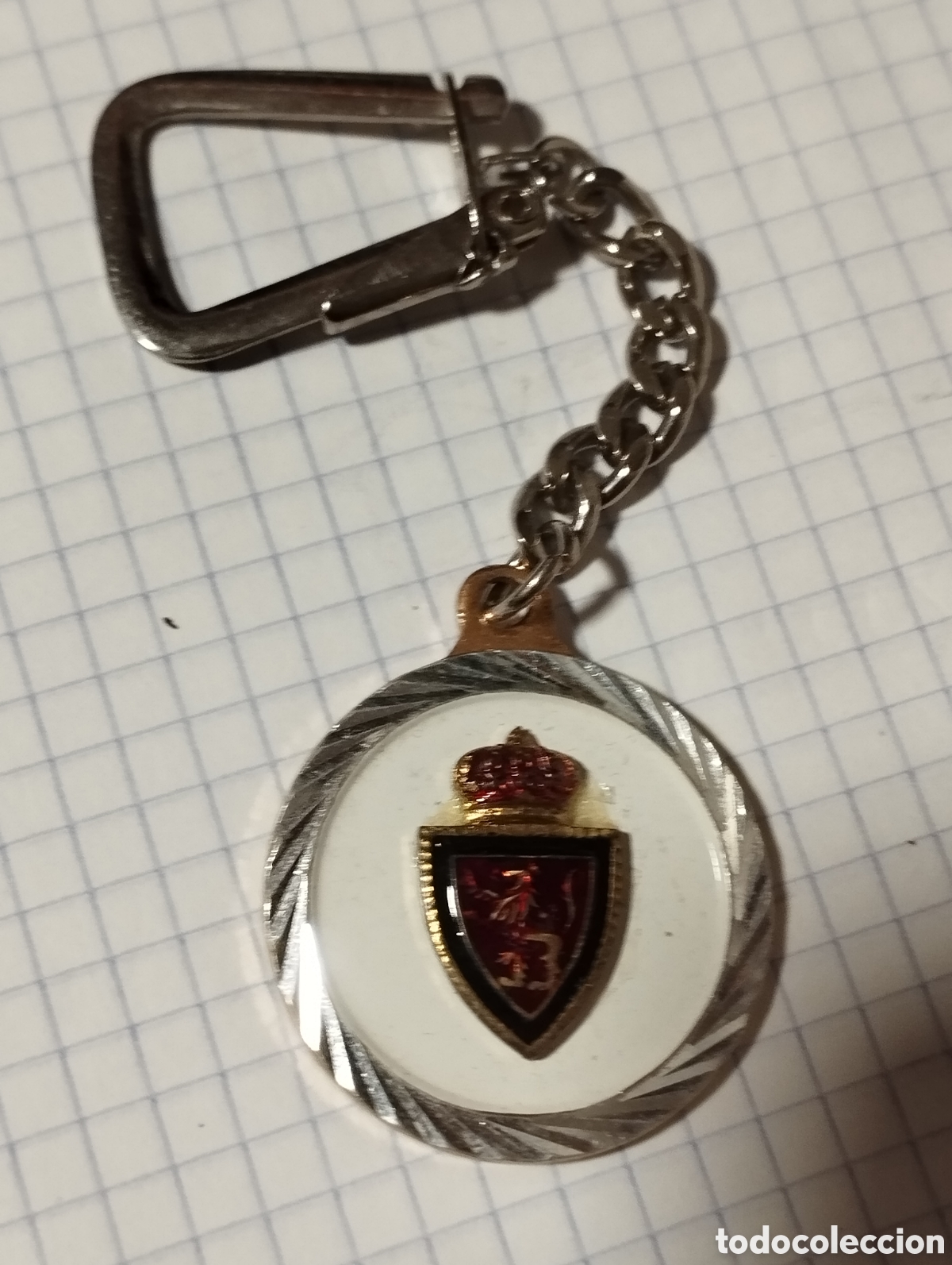 Coleccionismo deportivo: FUTBOL ANTIGUO LLAVERO REL ZARAGOZA