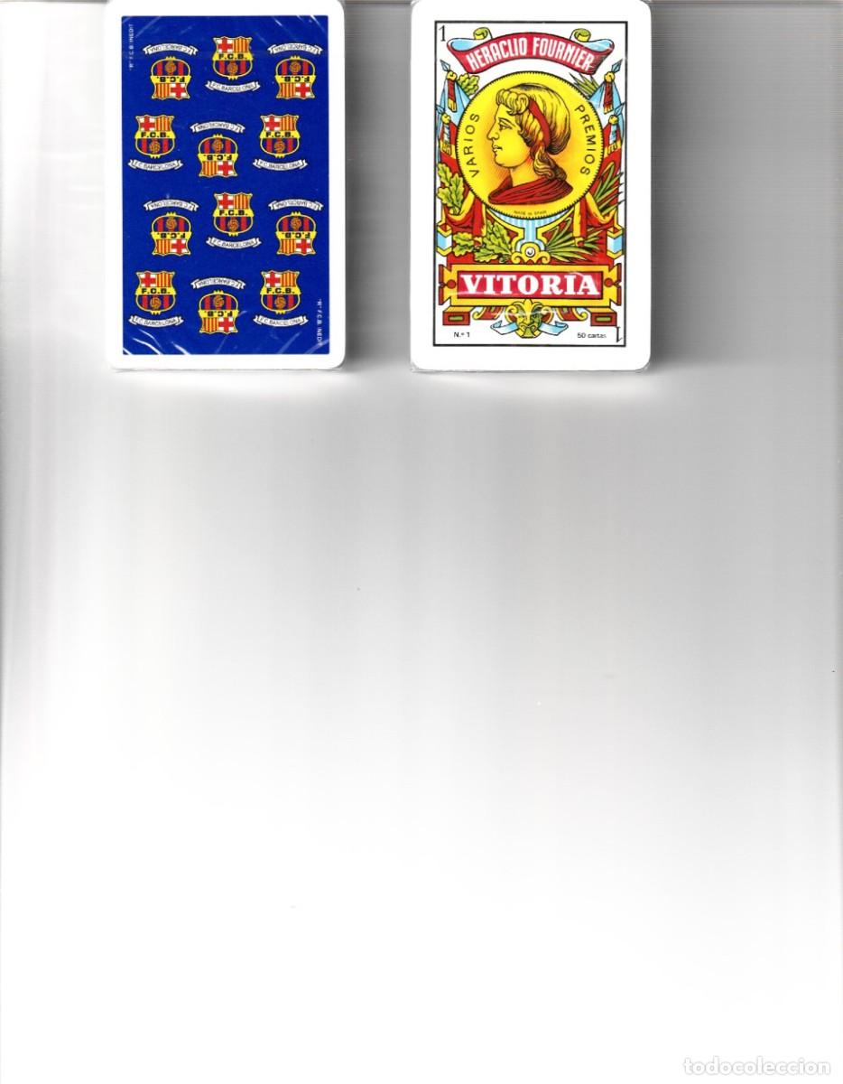 Sports collectibles: BARAJA ESPA&Ntilde;OLA F.C. BARCELONA