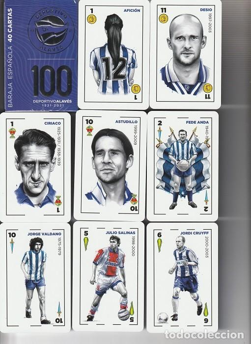 Sports collectibles: BARAJA ESPA&Ntilde;OLA CENTENARIO DEPORTIVO ALAVES