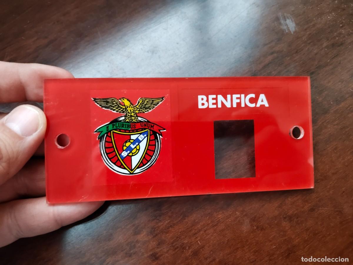 Sammelleidenschaft Sport: Plaquita Vintage del Benfica de Portugal para coche, foto?