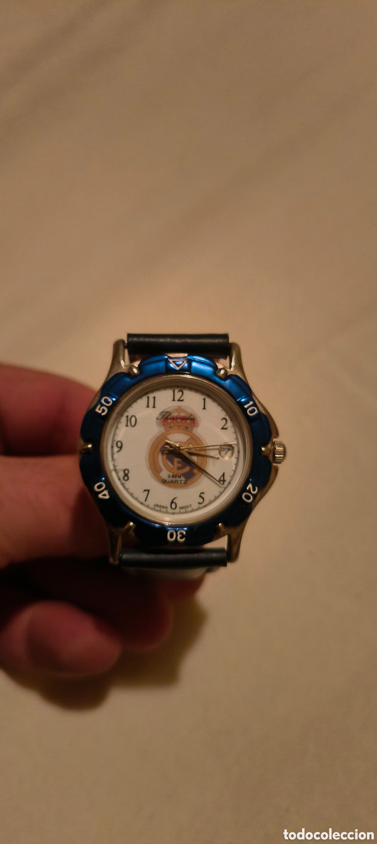 Coleccionismo deportivo: Reloj vintage real Madrid