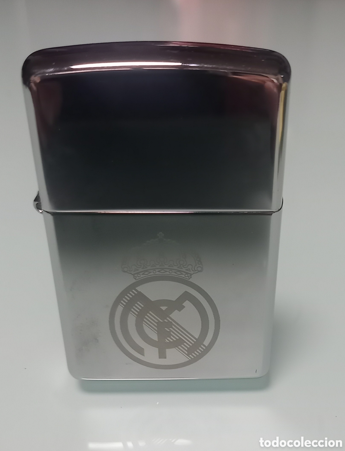 Coleccionismo deportivo: Mechero Zippo Original Real Madrid (Colecci&oacute;n)