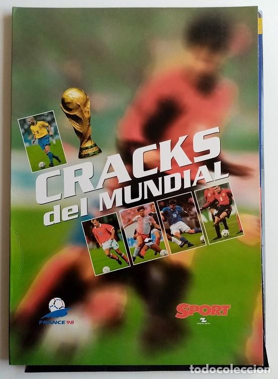 Sammelleidenschaft Sport: Cracks del Mundial Sport France 98 - Varias l&aacute;minas + Carpeta