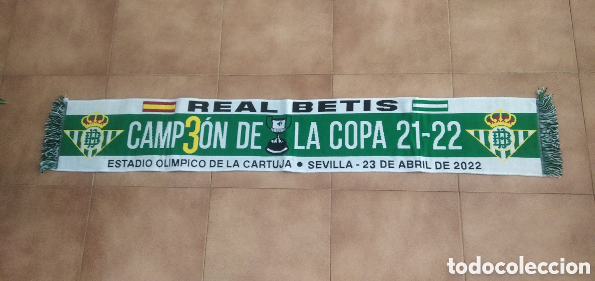 Coleccionismo deportivo: Bufanda Real Betis Balompi&eacute;