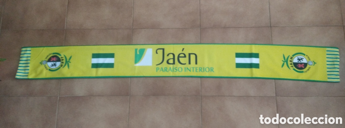 Coleccionismo deportivo: Bufanda Ja&eacute;n Para&iacute;so Interior