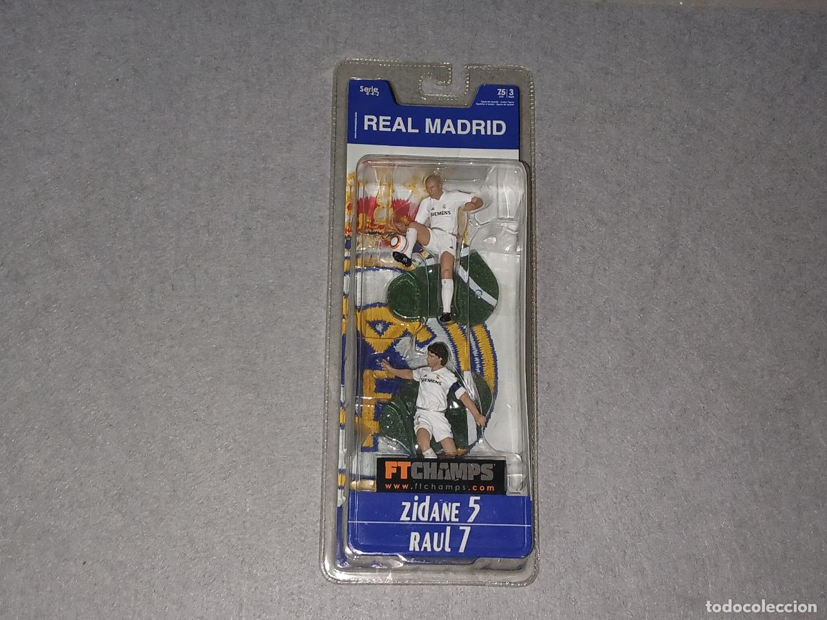 Sammelleidenschaft Sport: Figuras jugadores. FTchamps FT Champs Zidane y Ra&uacute;l (Real Madrid), en blister original